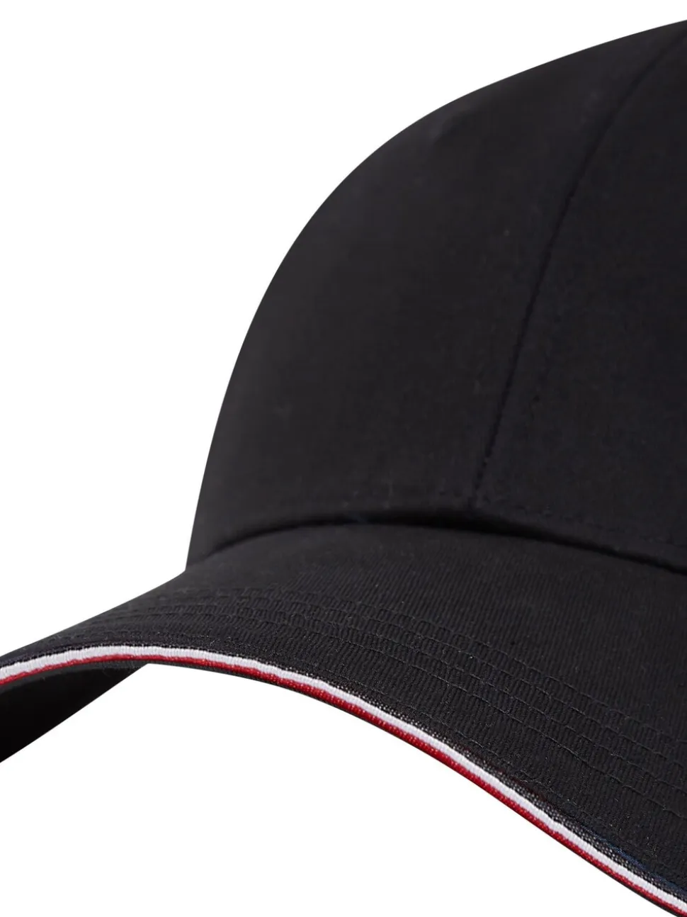 Tommy Hilfiger Black Corporate Panel Cap