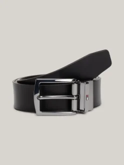 Tommy Hilfiger Black Denton Reversible 3.5cm Belt