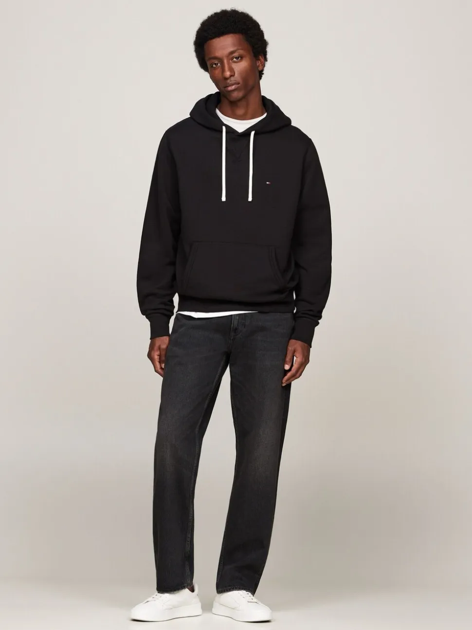 Tommy Hilfiger Black Essential Fleece Hoodies