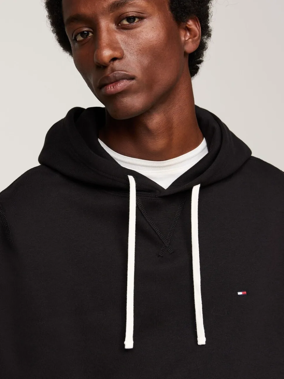Tommy Hilfiger Black Essential Fleece Hoodies