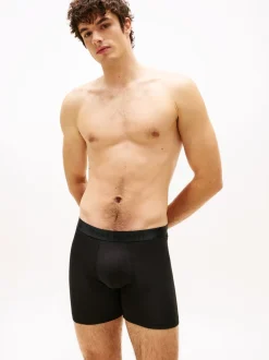 Tommy Hilfiger Black Everyday Luxe Boxer Briefs 3 Pack