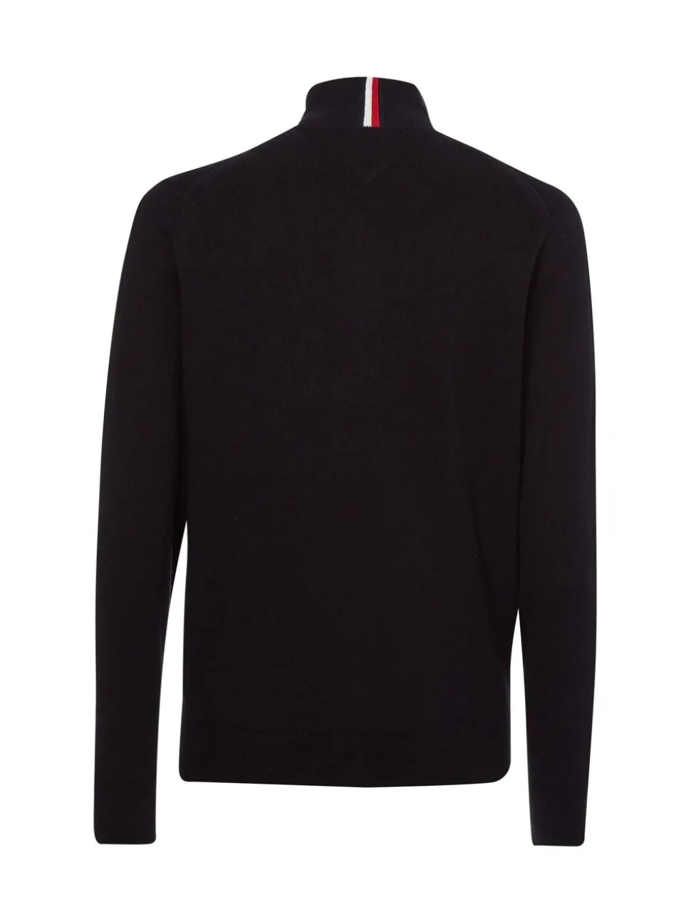 Tommy Hilfiger Black Half-Zip Jumper With Cashmere
