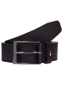Tommy Hilfiger Black Layton Leather Belt