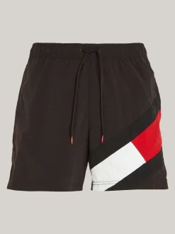 Tommy Hilfiger Black Medium Long Drawstring Shorts
