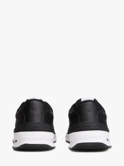 Tommy Hilfiger Black Retro Textured Mesh Trainers