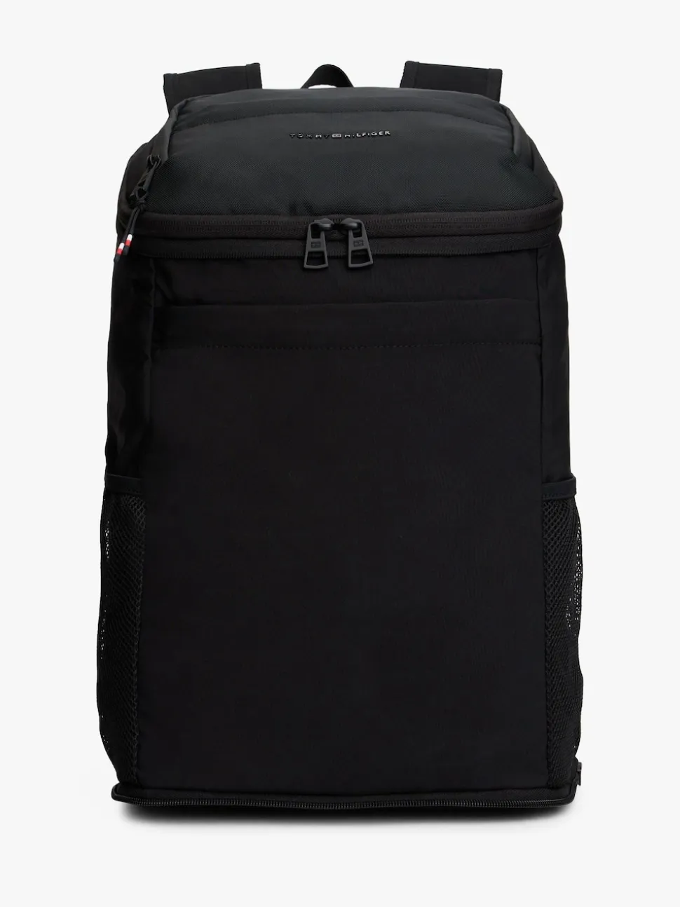 Tommy Hilfiger Black Textile Logo Packable Backpack