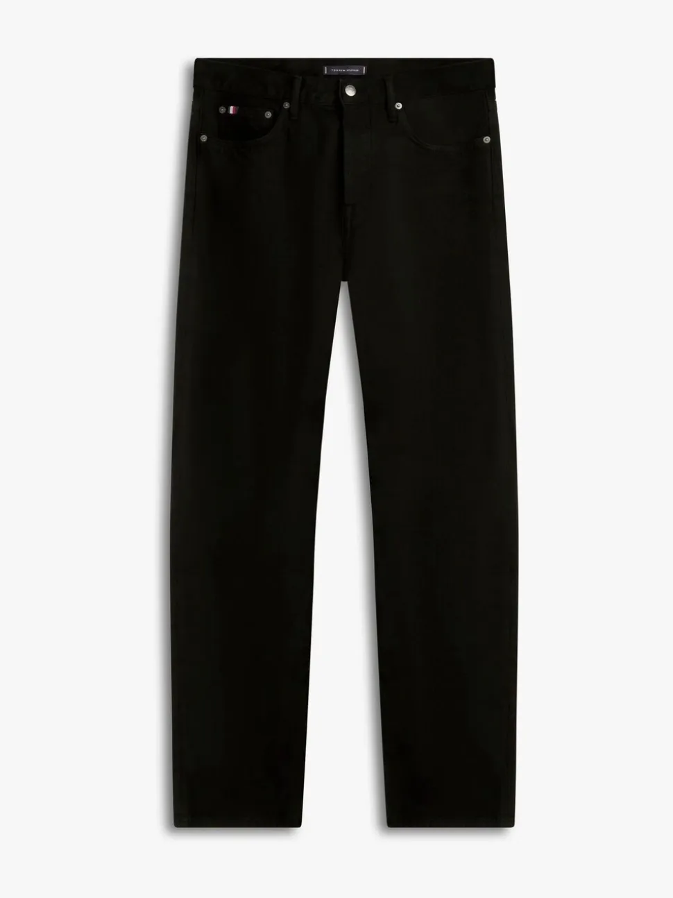 Tommy Hilfiger Black Washed Regular Straight Leg Black Jeans