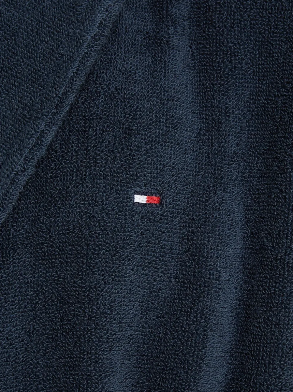 Tommy Hilfiger Blue 100% Cotton Icon Bathrobe