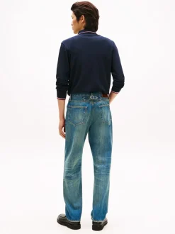 Tommy Hilfiger Blue Back Cinch Relaxed Jeans