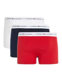 Tommy Hilfiger Blue Blue Signature Cotton Essential Boxers 3 Pack