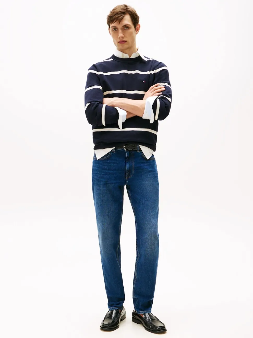 Tommy Hilfiger Blue Core Harlem Tapered Leg Jeans