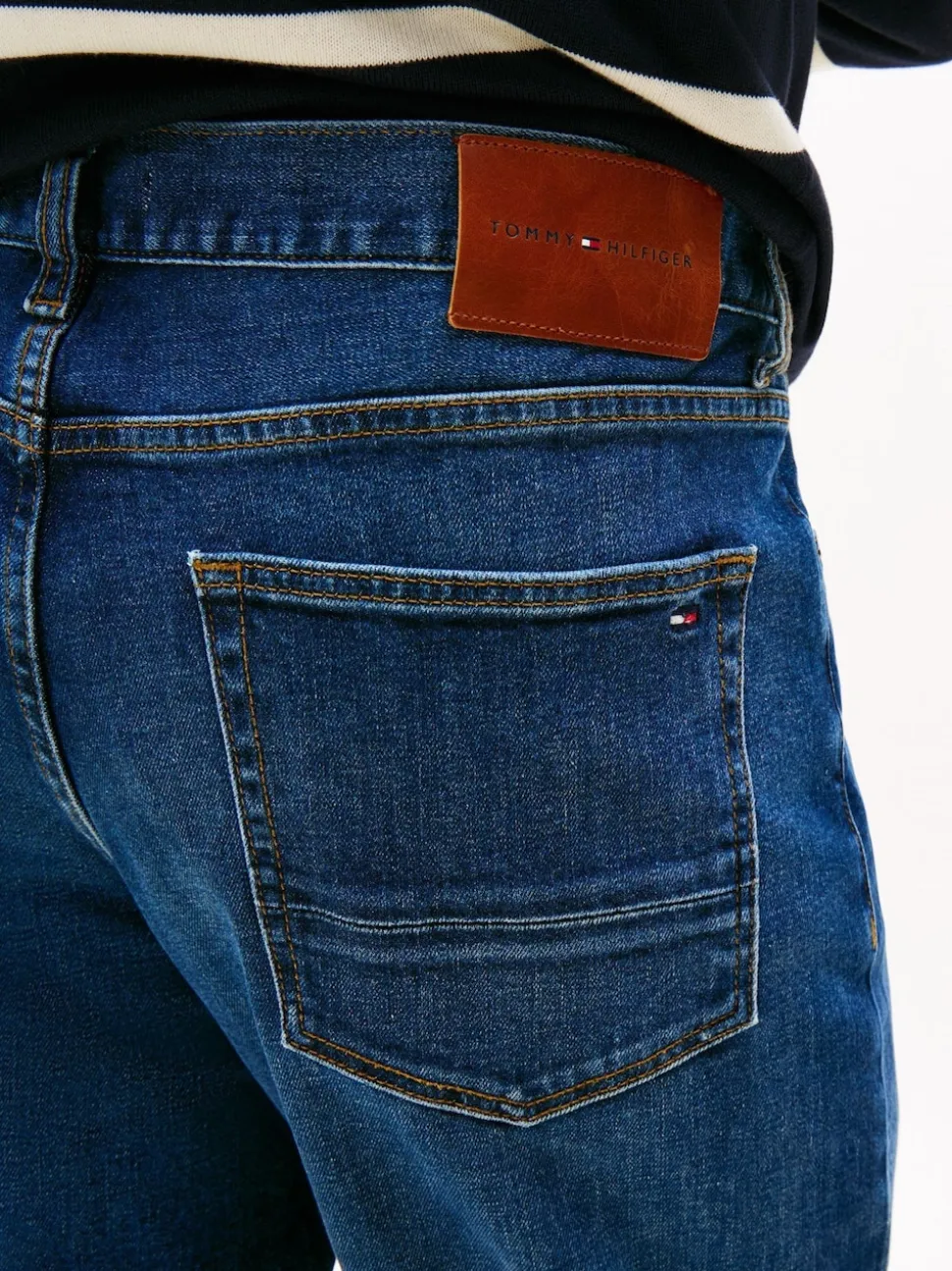 Tommy Hilfiger Blue Core Harlem Tapered Leg Jeans