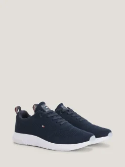 Tommy Hilfiger Blue Corporate Knit Runner Trainers