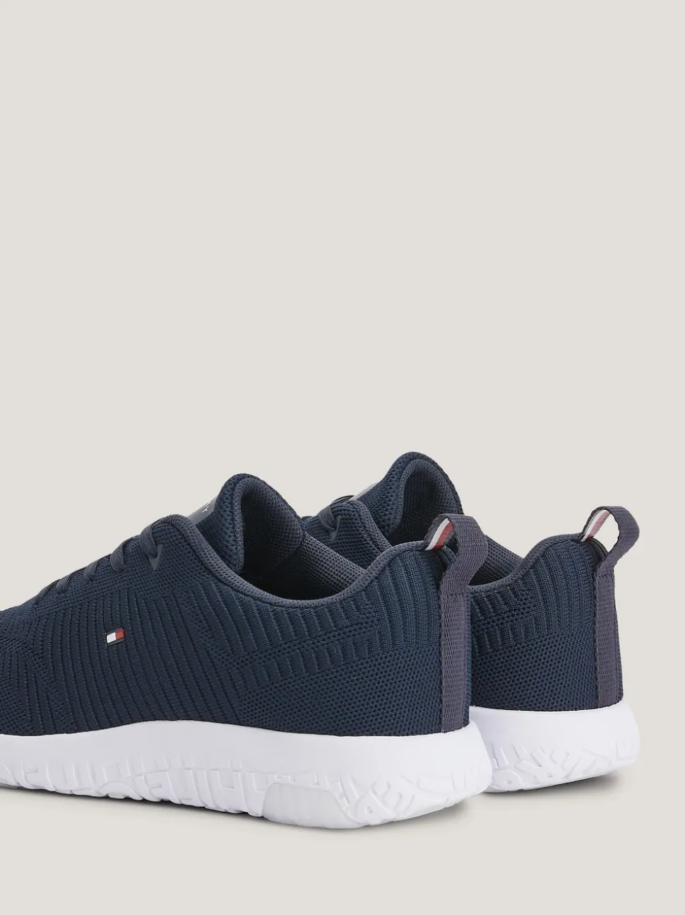 Tommy Hilfiger Blue Corporate Knit Runner Trainers