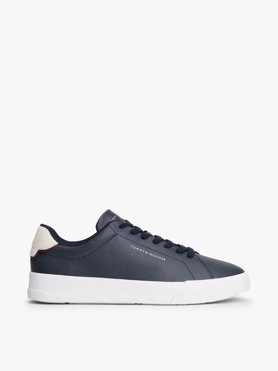 Tommy Hilfiger Blue Court Essential Leather Trainers