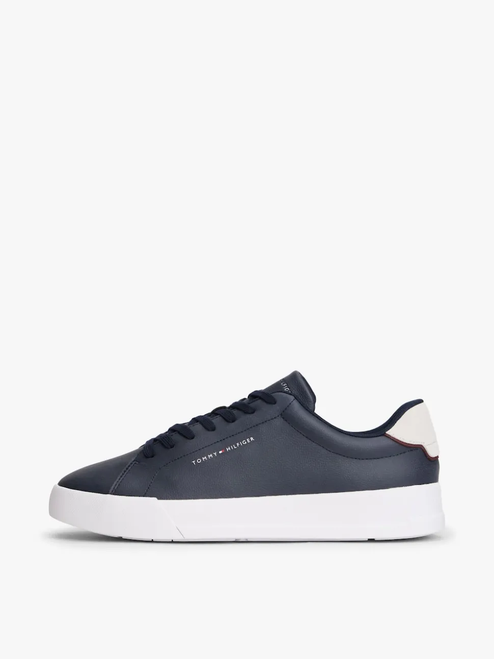 Tommy Hilfiger Blue Court Essential Leather Trainers