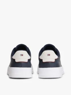 Tommy Hilfiger Blue Court Essential Leather Trainers