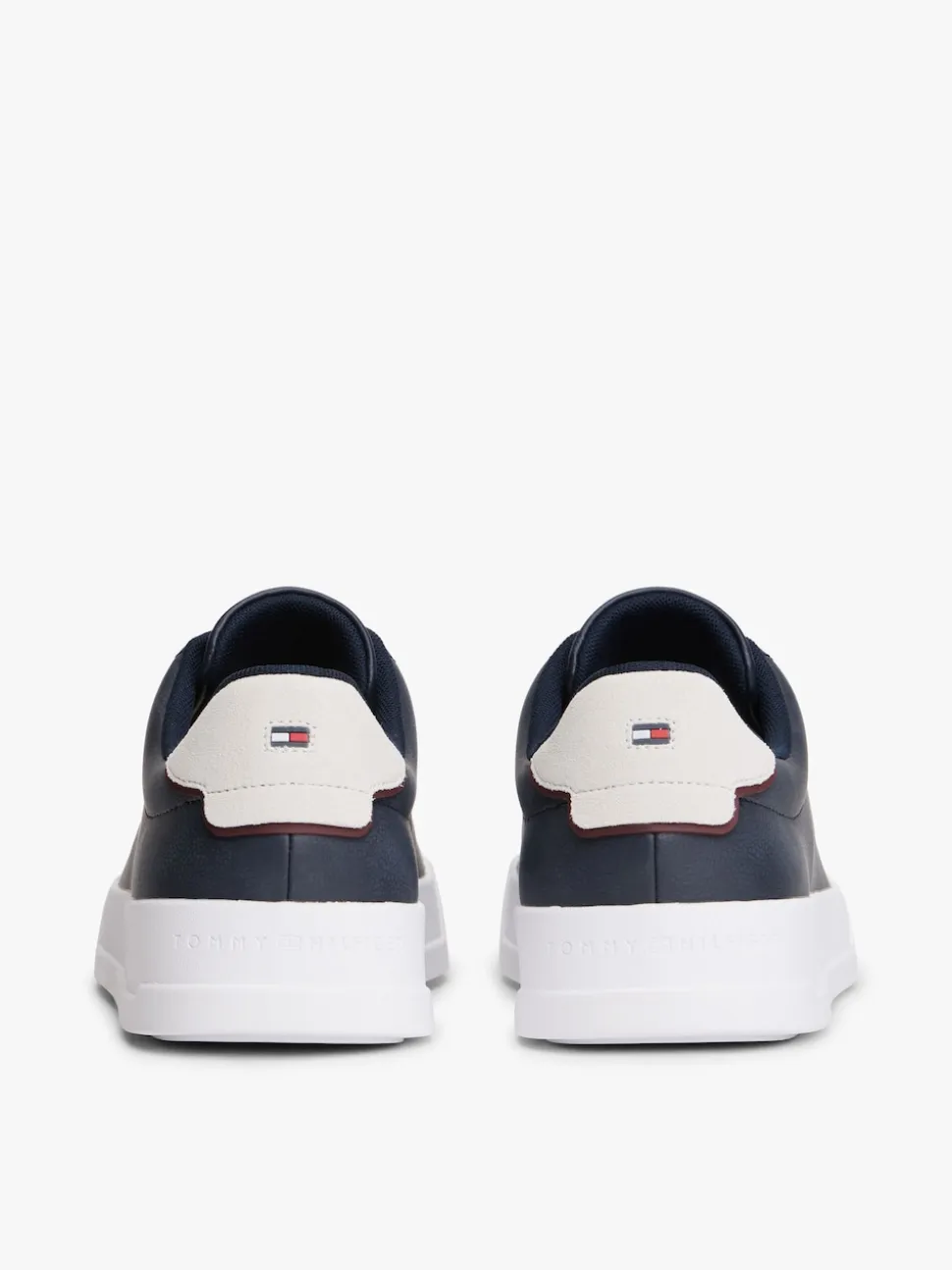 Tommy Hilfiger Blue Court Essential Leather Trainers