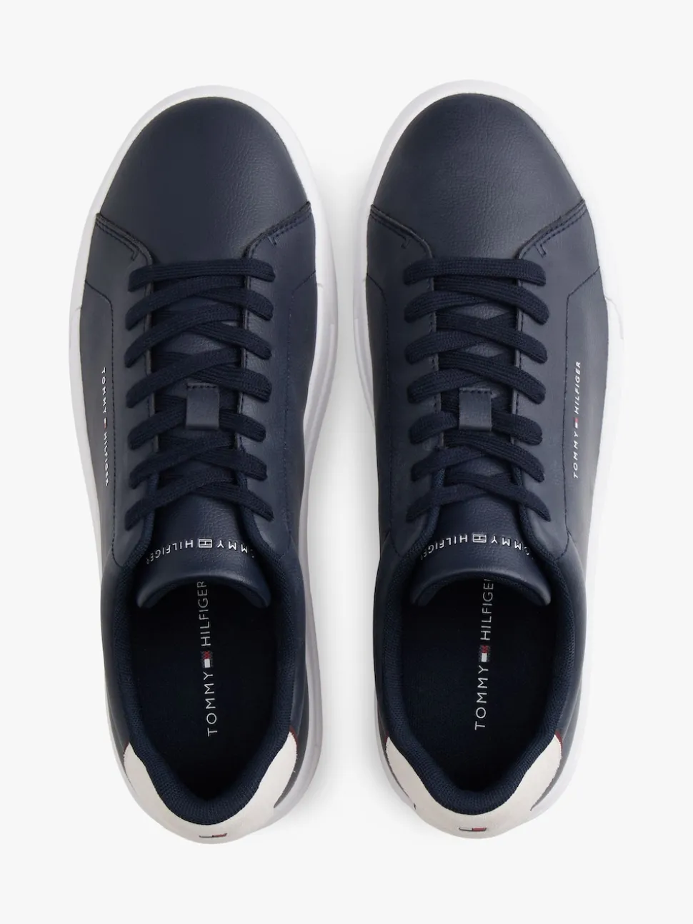 Tommy Hilfiger Blue Court Essential Leather Trainers