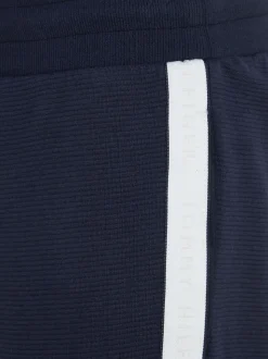 Tommy Hilfiger Blue Cuffed Track 100% Cotton Joggers