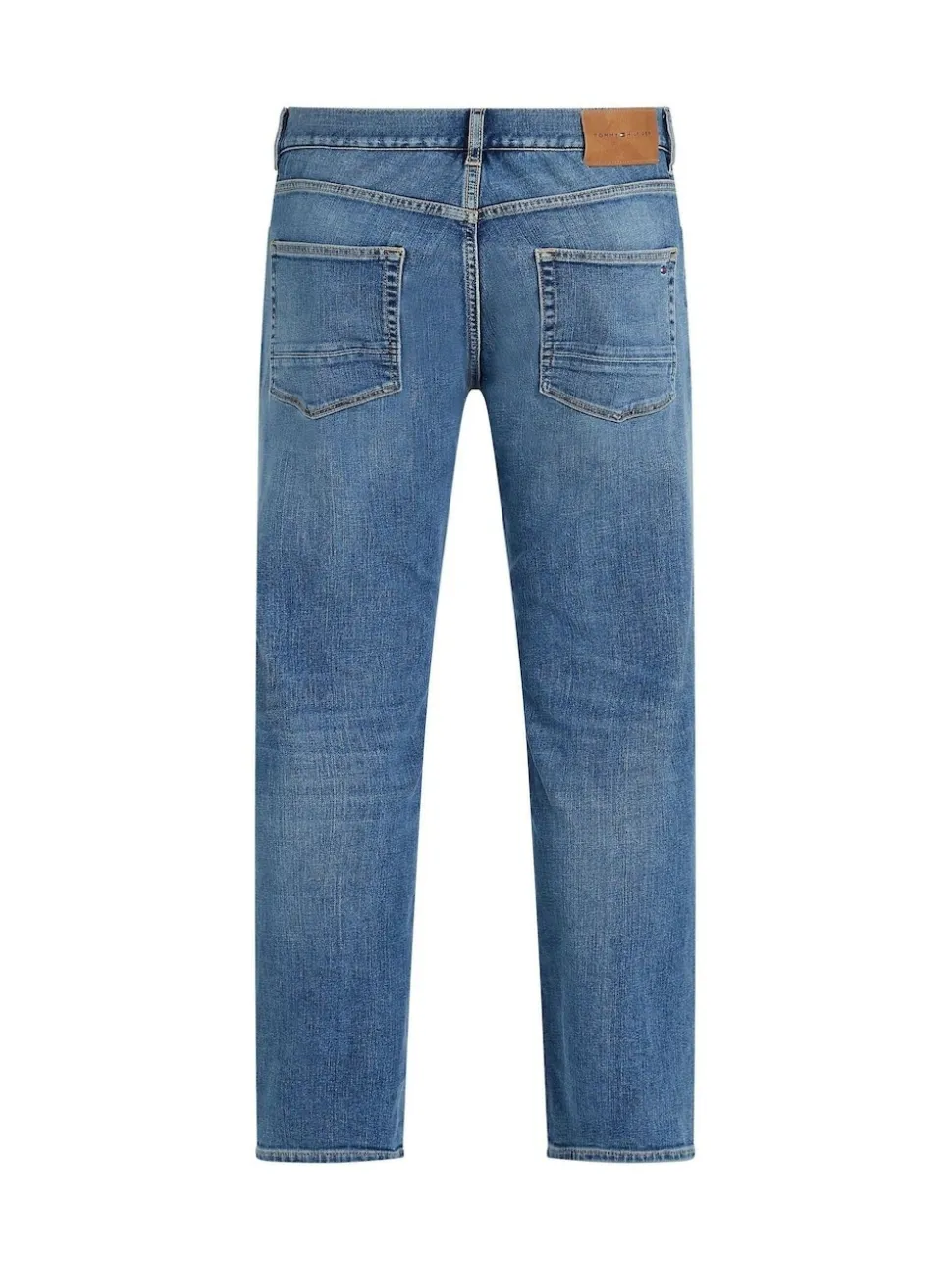 Tommy Hilfiger Blue Denton Faded Straight Leg Jeans