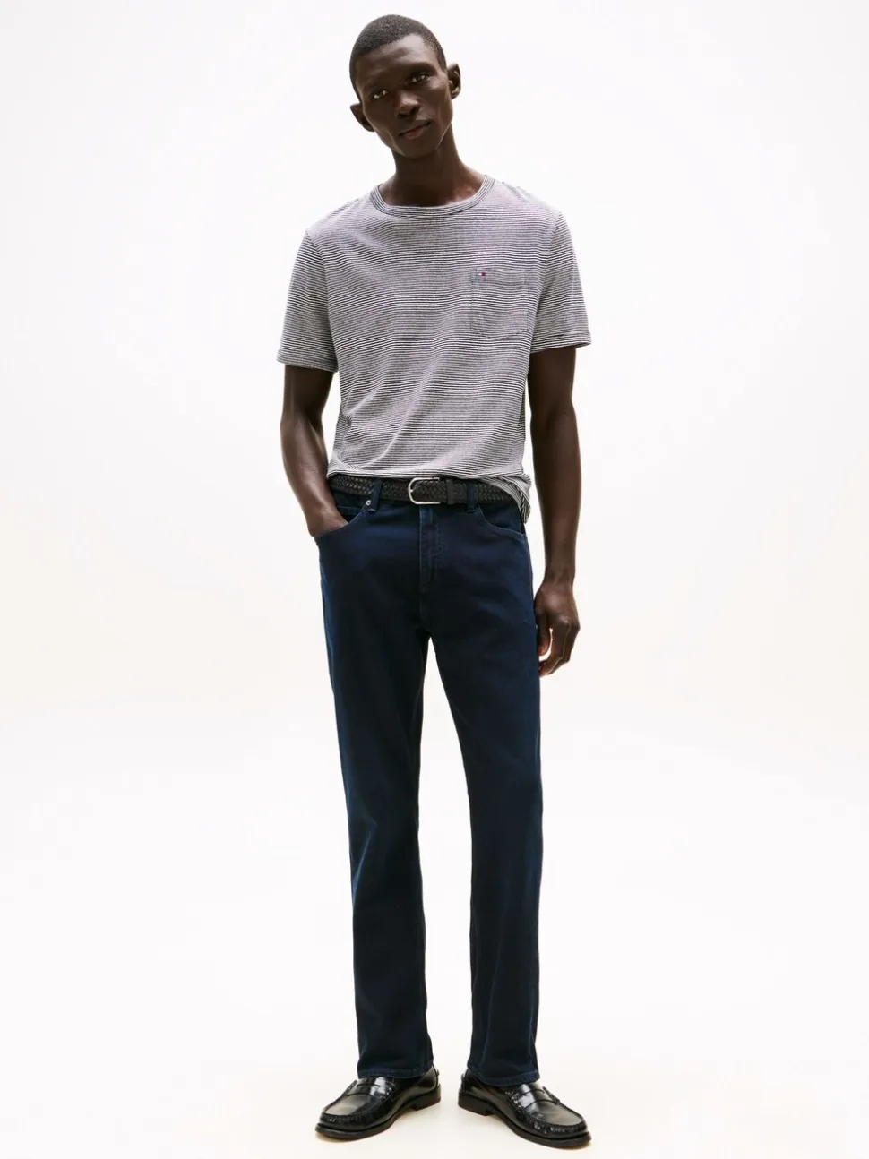 Tommy Hilfiger Blue Mercer Regular Straight Leg Jeans