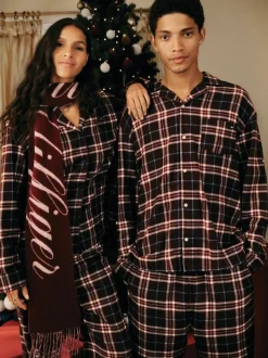 Tommy Hilfiger Blue Original Flannel Relaxed Pyjamas