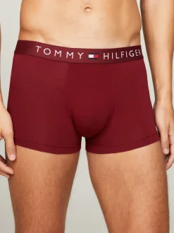 Tommy Hilfiger Blue Original Waistband Trunks 3 Pack