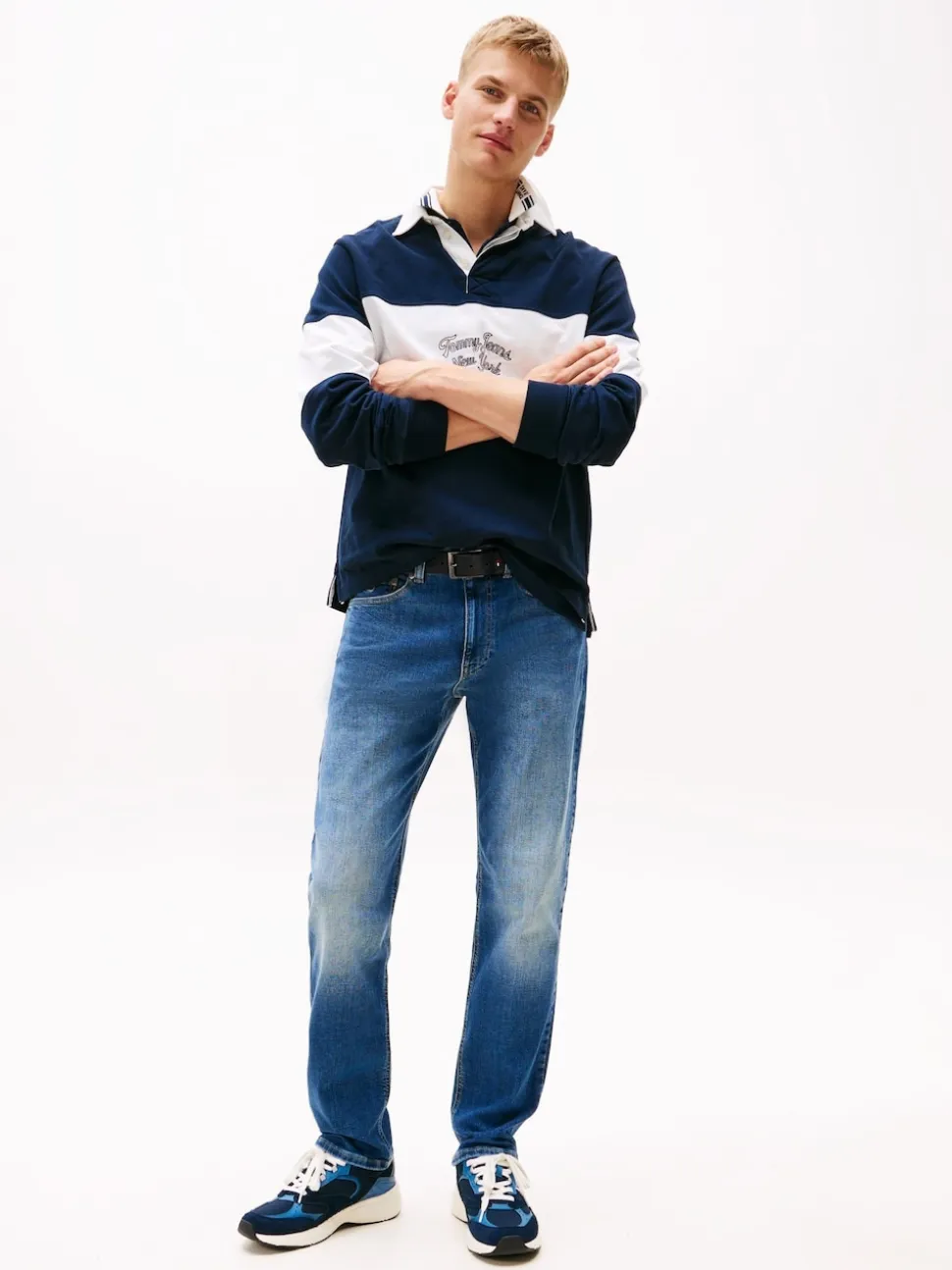 Tommy Hilfiger Blue Ryan Slim Straight Jeans