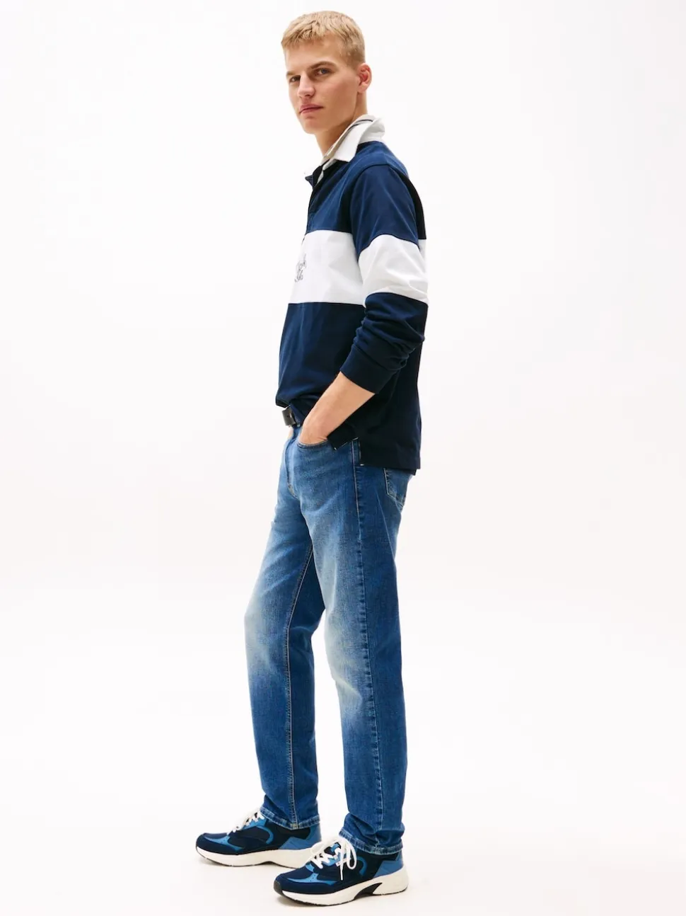 Tommy Hilfiger Blue Ryan Slim Straight Jeans