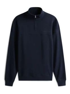 Tommy Hilfiger Blue TH Original Half-Zip Lounge Jumper