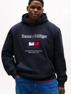 Tommy Hilfiger Blue Tommy Flag Hoodie