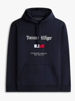 Tommy Hilfiger Blue Tommy Flag Hoodie