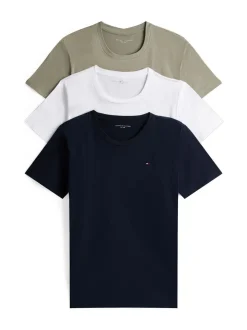 Tommy Hilfiger Blue Underwear Short Sleeve T-Shirts 3 Pack