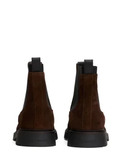 Tommy Hilfiger Brown Lightweight Suede Chelsea Boots