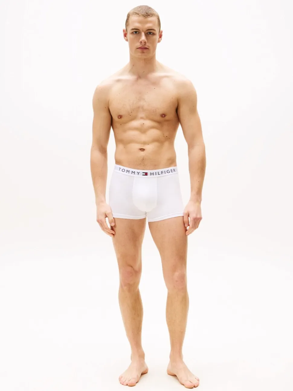 Tommy Hilfiger Grey Original Waistband Trunks 3 Pack