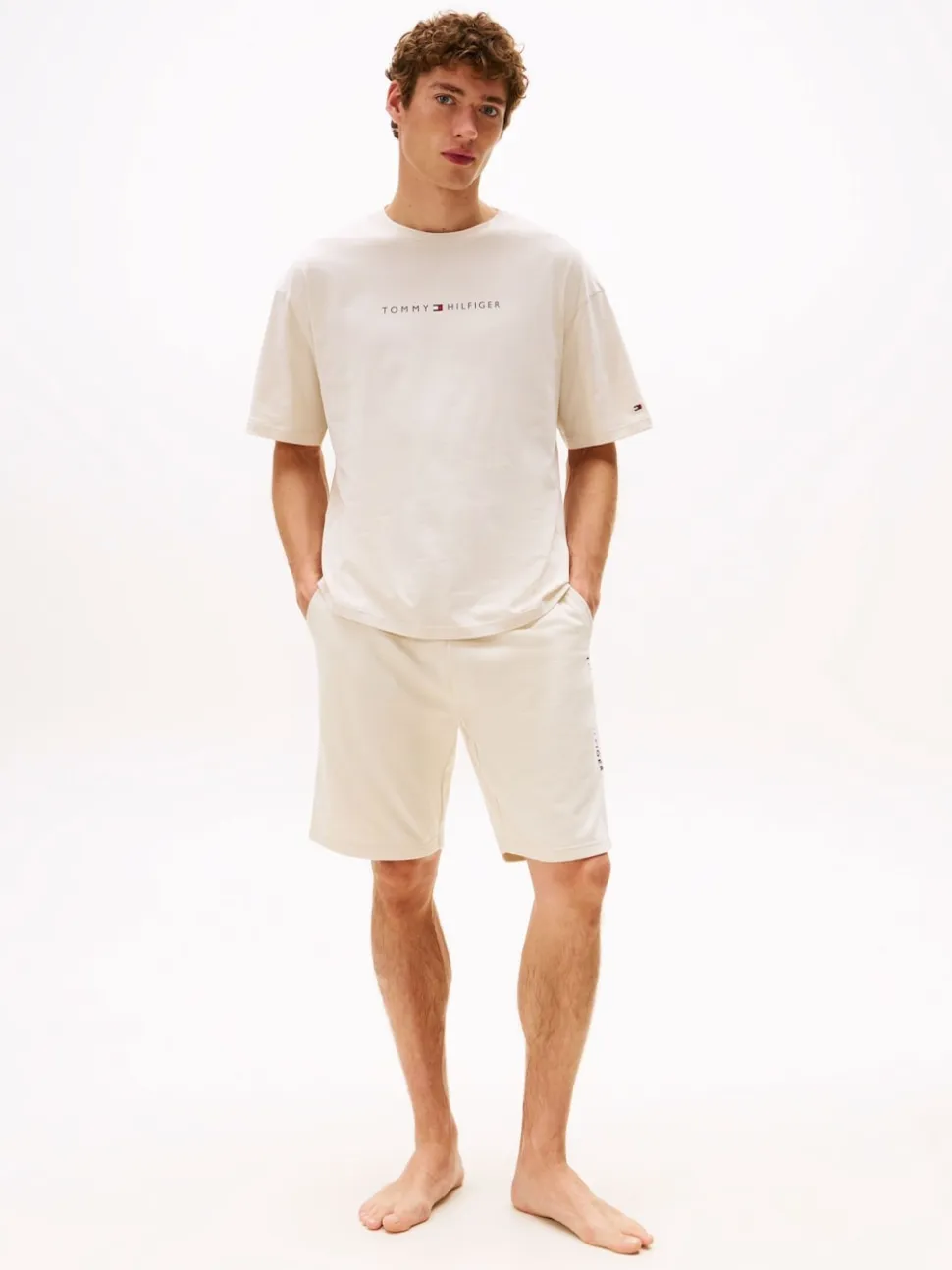 Tommy Hilfiger Natural Original Logo Lounge T-Shirt