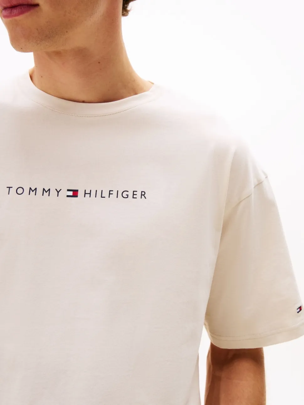 Tommy Hilfiger Natural Original Logo Lounge T-Shirt