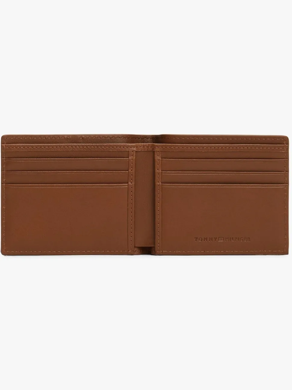 Tommy Hilfiger Purple Corporate Logo Leather Credit Card Wallet