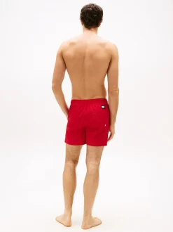 Tommy Hilfiger Red Medium Long Drawstring Shorts