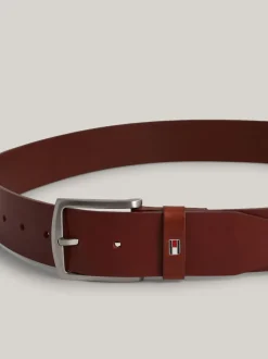 Tommy Hilfiger Tan Brown New Denton Belt