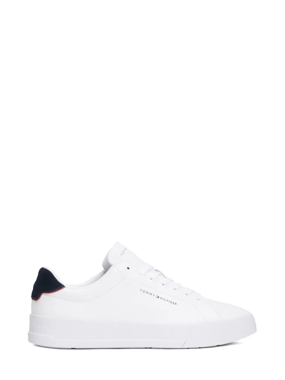Tommy Hilfiger White Court Essential Leather Trainers