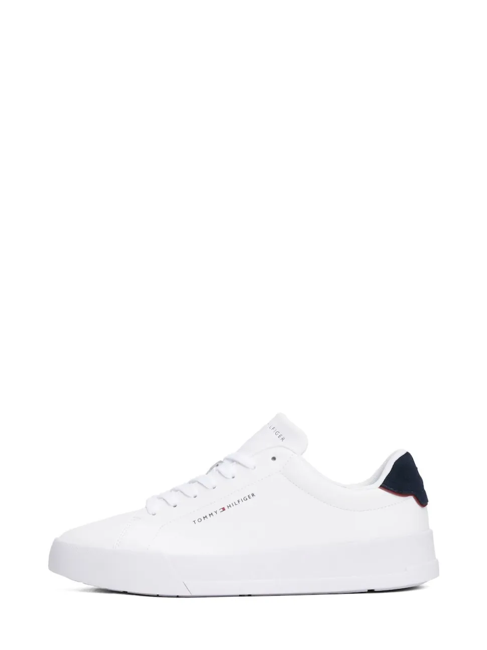 Tommy Hilfiger White Court Essential Leather Trainers