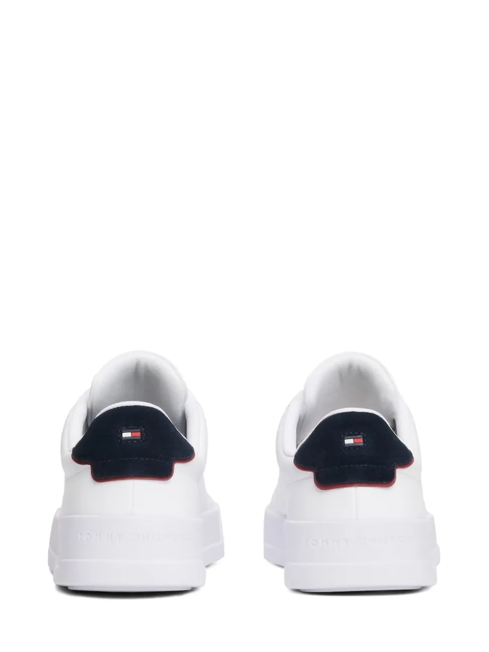 Tommy Hilfiger White Court Essential Leather Trainers