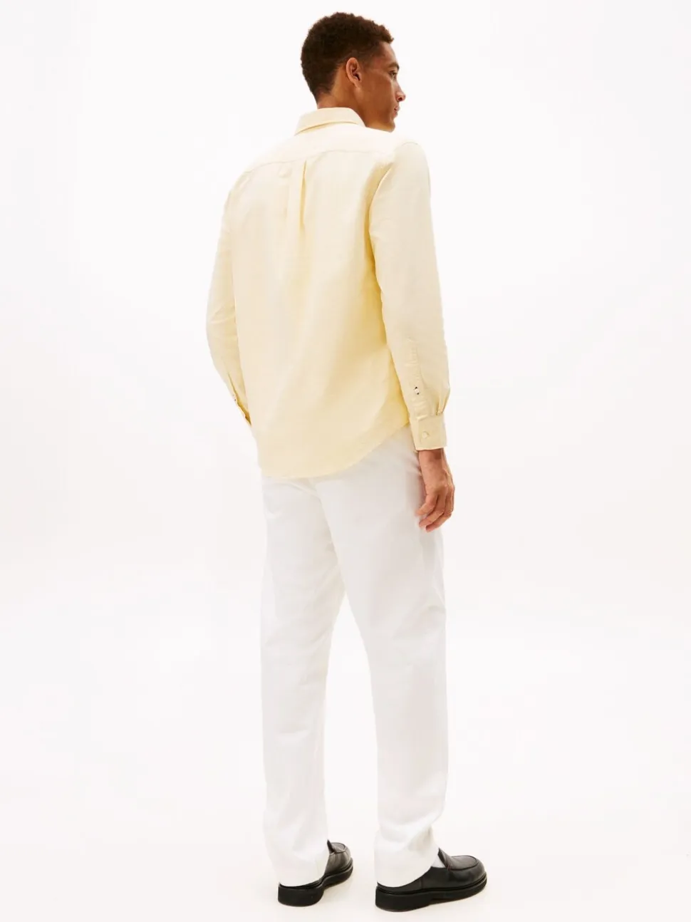 Tommy Hilfiger Yellow Regular Fit Oxford Shirt