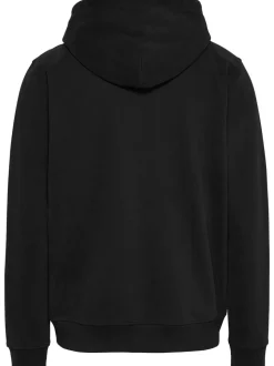 Tommy Jeans Black Essential Flag Hoodies