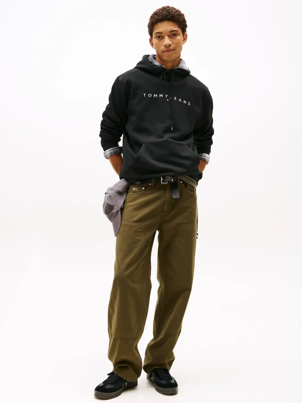 Tommy Jeans Black Logo Hoodies