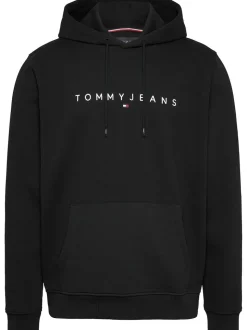 Tommy Jeans Black Logo Hoodies