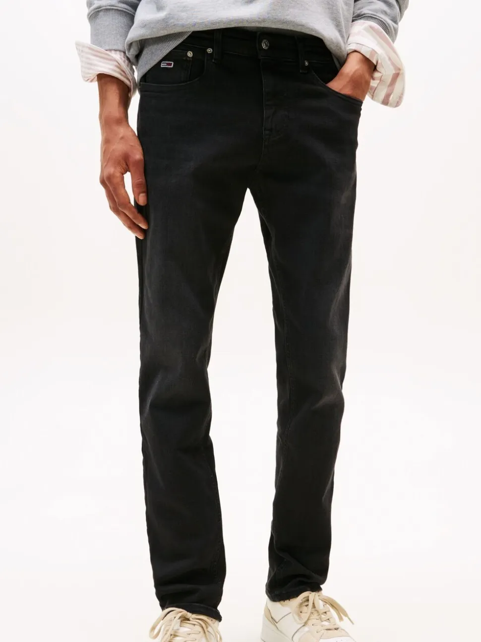 Tommy Jeans Black Scanton Slim Jeans