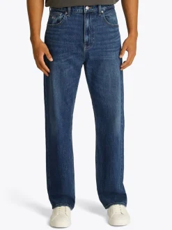 Tommy Jeans Blue Dark Otis Mid Rise Straight Jeans